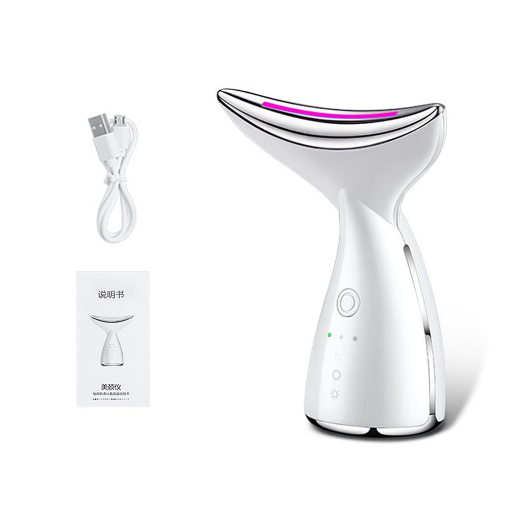 EMS microcurrent neck beauty device