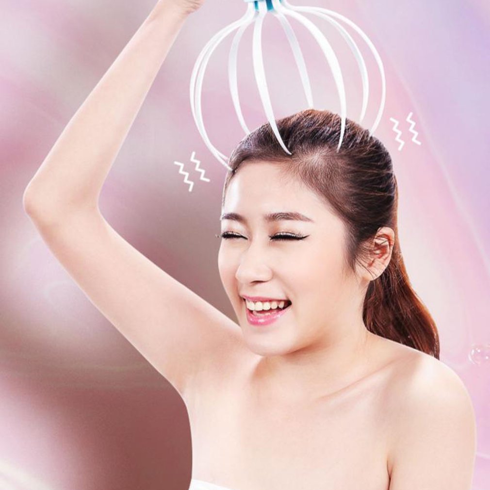 electric scalp massager for relaxation