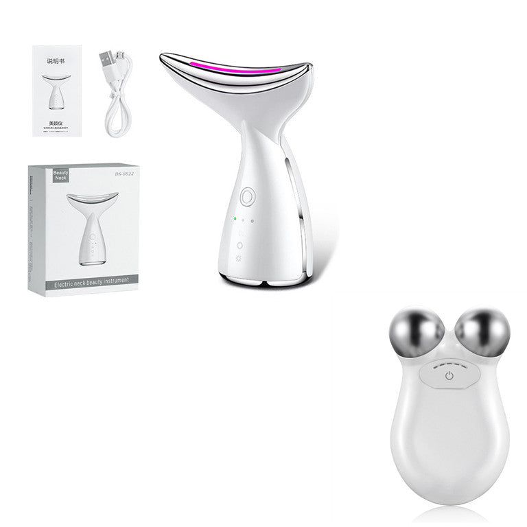 EMS microcurrent neck beauty device