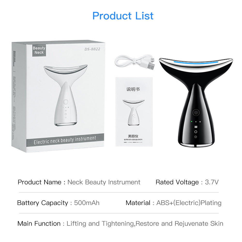 EMS microcurrent neck beauty device