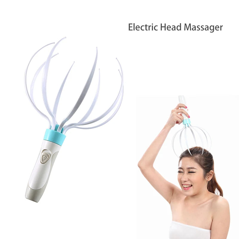 electric scalp massager for relaxation
