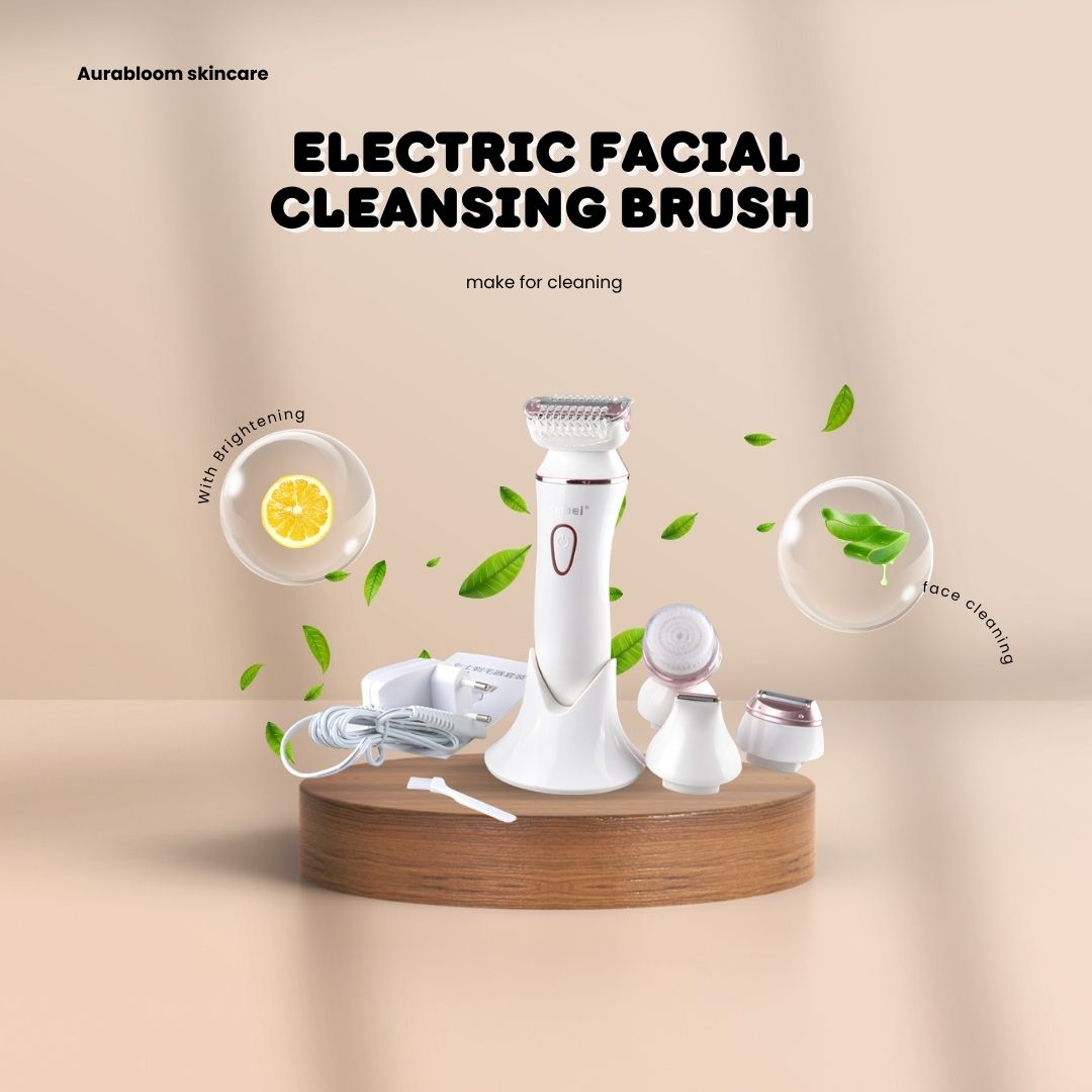  electric facial cleansing brush for deep cleansing