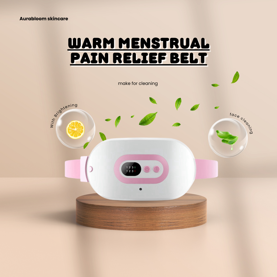 warm menstrual pain relief belt