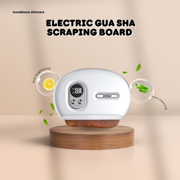 electric gua sha scraping board facial massager