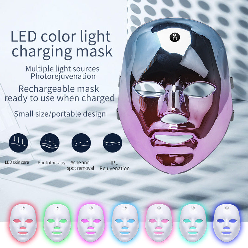 LED face mask for acne and freckles
